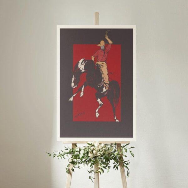 George Ford Morris - World’s championship Rough Riding Contest, Gallery Matte