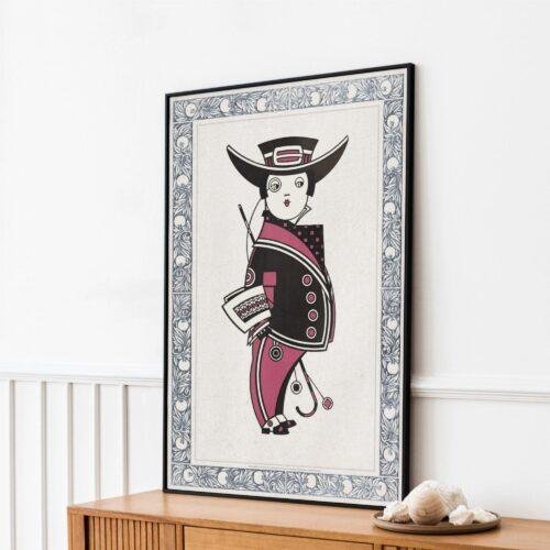 Augustus Jansson - Queen City Ink, Magenta Maverick, Smooth Matte Print
