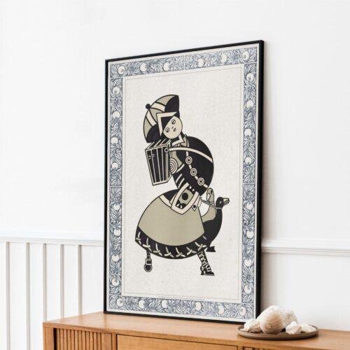Augustus Jansson - Queen City Ink, Lantern Courier, Smooth Matte Print