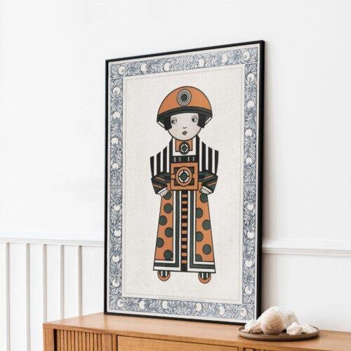 Augustus Jansson - Queen City Ink, Copper Sentinel, Smooth Matte Print