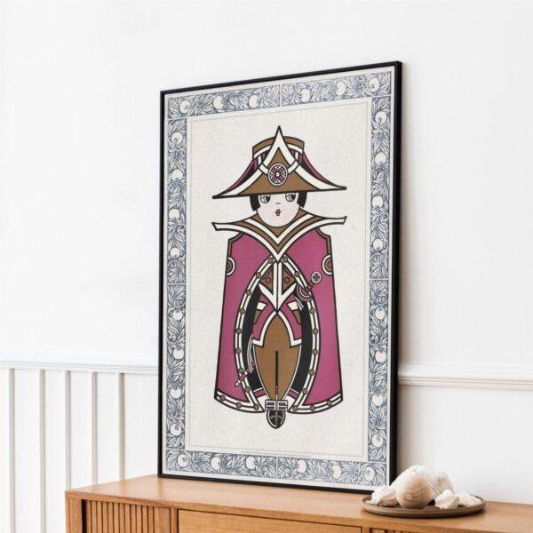 Augustus Jansson - Queen City Ink, Violet Vanguard, Smooth Matte Print
