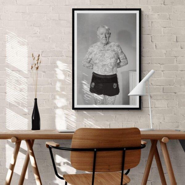 Vintage Tattoo Art – A Lifetime in Ink, Smooth Matte Print