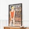 Edward Penfield – Orient Cycles, Bohemian Decor, Smooth Matte Art Print