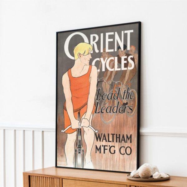 Edward Penfield – Orient Cycles, Bohemian Decor, Smooth Matte Art Print