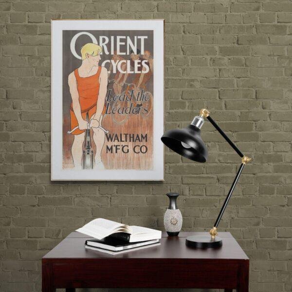 Edward Penfield – Orient Cycles, Bohemian Decor, Smooth Matte Art Print