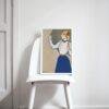 Edward Penfield – Afternoon Breeze, Bohemian Decor, Smooth Matte Art Print