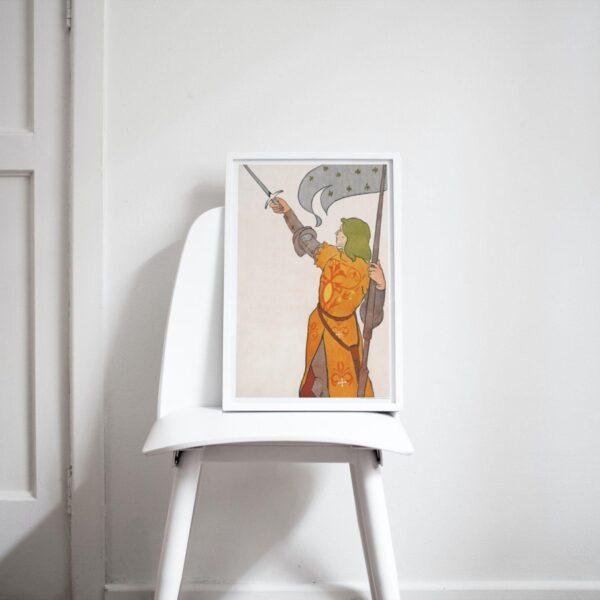 Edward Penfield – Joan of Arc, Bohemian Decor, Smooth Matte Art Print