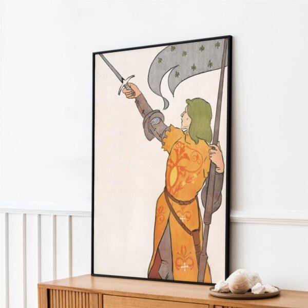 Edward Penfield – Joan of Arc, Bohemian Decor, Smooth Matte Art Print