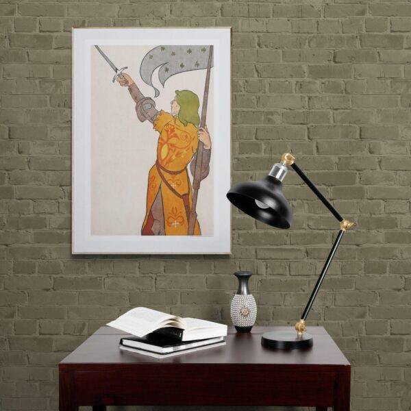 Edward Penfield – Joan of Arc, Bohemian Decor, Smooth Matte Art Print