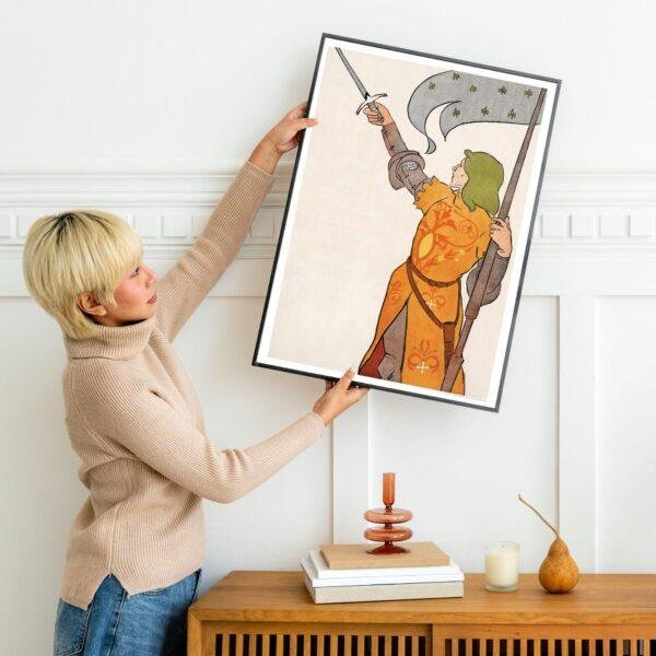 Edward Penfield – Joan of Arc, Bohemian Decor, Smooth Matte Art Print