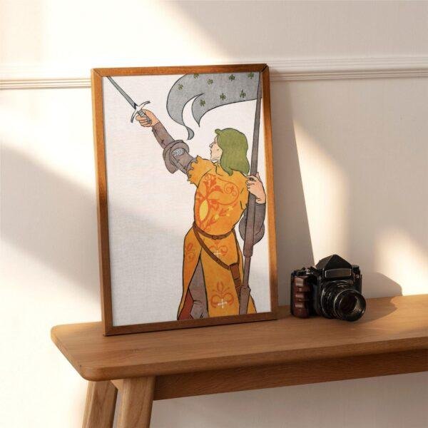 Edward Penfield – Joan of Arc, Bohemian Decor, Smooth Matte Art Print