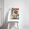 Edward Penfield – Holiday Fireside, Bohemian Decor, Smooth Matte Art Print