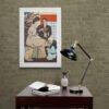Edward Penfield – Holiday Fireside, Bohemian Decor, Smooth Matte Art Print