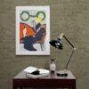 Edward Penfield – Evergreen Loops, Bohemian Decor, Smooth Matte Art Print