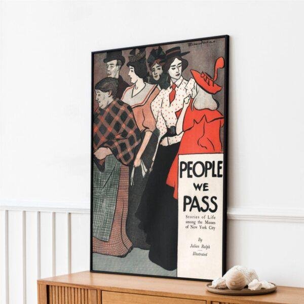 Edward Penfield – City Stories, Bohemian Decor, Smooth Matte Art Print