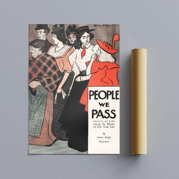 Edward Penfield – City Stories, Bohemian Decor, Smooth Matte Art Print