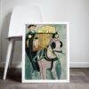 Edward Penfield – Street Coach, Bohemian Decor, Smooth Matte Art Print