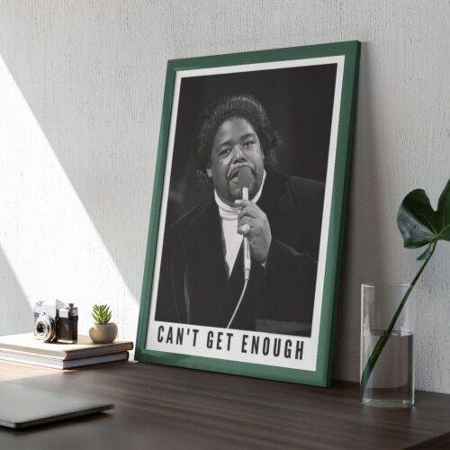 Barry White - Jazz Music Poster, Amsterdam Concert 1974, Gallery Matte