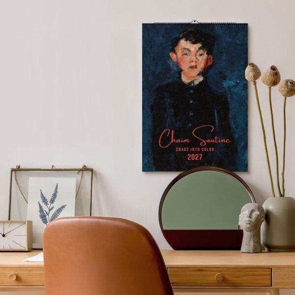 Chaim Soutine Art Wall Calendar - French Artist, Eclectic Style, Semi-Glossy Paper