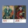 Chaim Soutine Wall Calendar - French Artist, Expressionist Art, Semi-Glossy Paper
