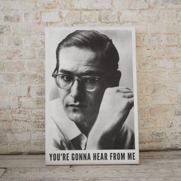 Bill Evans - Jazz Music Poster, New York 1961, Gallery Matte