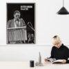 Dexter Gordon - Jazz Music Poster, Utrecht 1980, Smooth Matte Art Print
