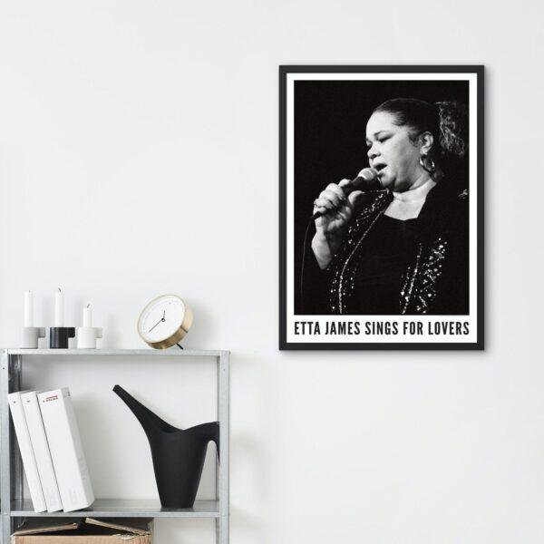 Etta James – Jazz Music Poster, Deauville 1990, Smooth Matte Art Print