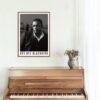 John Coltrane – Jazz Music Poster, Amsterdam 1963, Smooth Matte Art Print