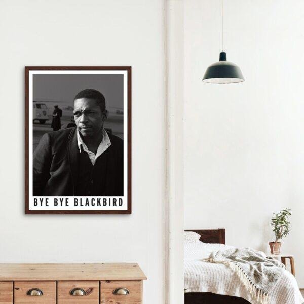 John Coltrane – Jazz Music Poster, Amsterdam 1963, Smooth Matte Art Print