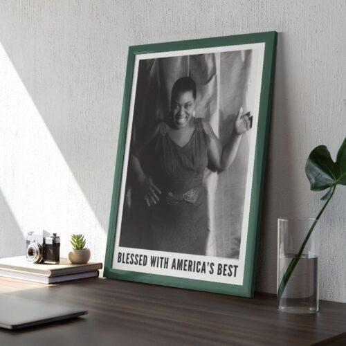 Bessie Smith – Jazz Music Poster, New York 1936, Smooth Matte Art Print