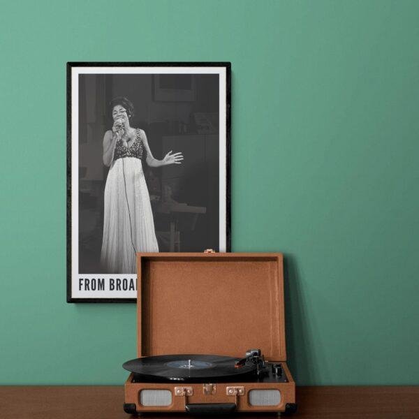 Nancy Wilson – Jazz Music Poster, Amsterdam 1968, Smooth Matte Art Print
