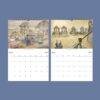 Eric Ravilious Wall Calendar – British Artist, Coastal Watercolor, Artistic Present, Semi-Glossy Paper