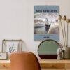 Eric Ravilious Wall Calendar – British Artist, Coastal Watercolor, Artistic Present, Semi-Glossy Paper