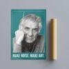 Leonard Bernstein – Jazz Music Poster, Maestro Series, Gallery Matte