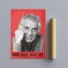 Leonard Bernstein – Jazz Music Poster, Maestro Series, Gallery Matte