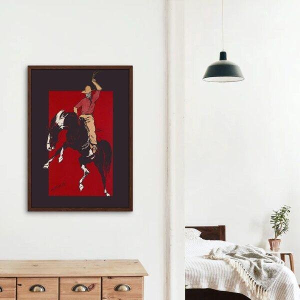 George Ford Morris - World’s championship Rough Riding Contest, Gallery Matte