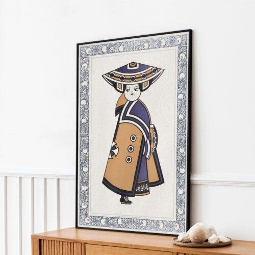 Augustus Jansson - Queen City Ink, Sapphire Empress, Smooth Matte Print