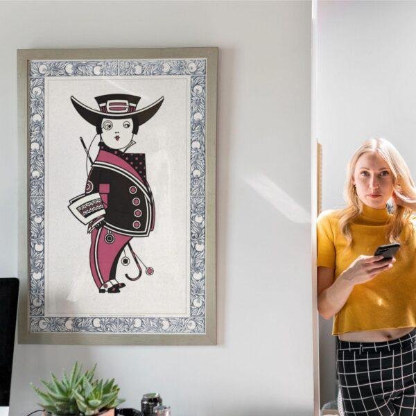 Augustus Jansson - Queen City Ink, Magenta Maverick, Smooth Matte Print