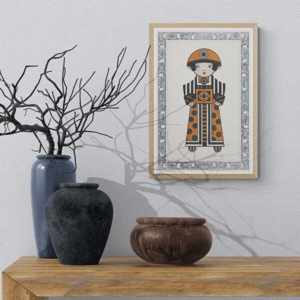 Augustus Jansson - Queen City Ink, Copper Sentinel, Smooth Matte Print