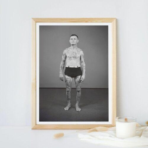 Vintage Tattoo Art – The Tattooed Everyman, Smooth Matte Print