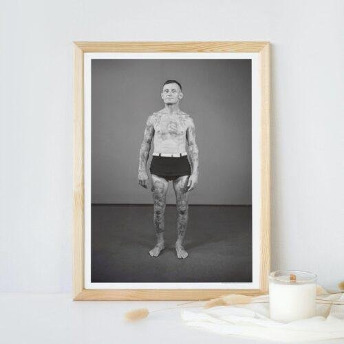 Vintage Tattoo Art – The Tattooed Everyman, Smooth Matte Print
