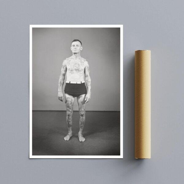 Vintage Tattoo Art – The Tattooed Everyman, Smooth Matte Print
