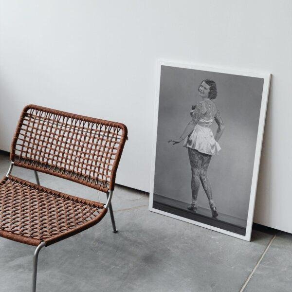Vintage Tattoo Art – Backpiece Showstopper, Smooth Matte Print