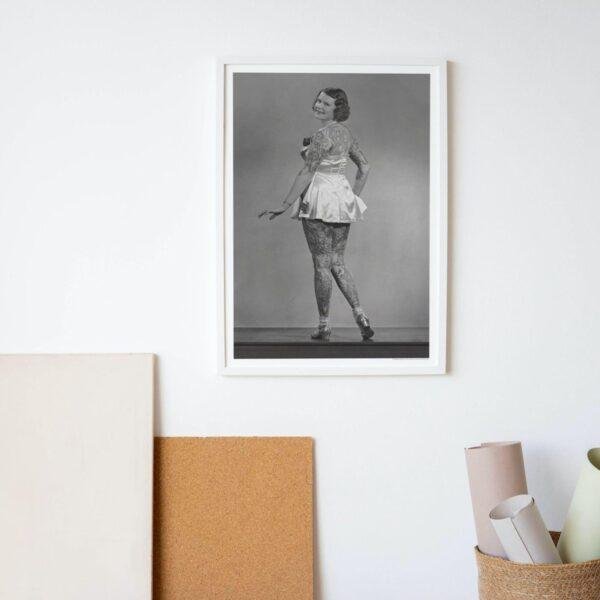 Vintage Tattoo Art – Backpiece Showstopper, Smooth Matte Print