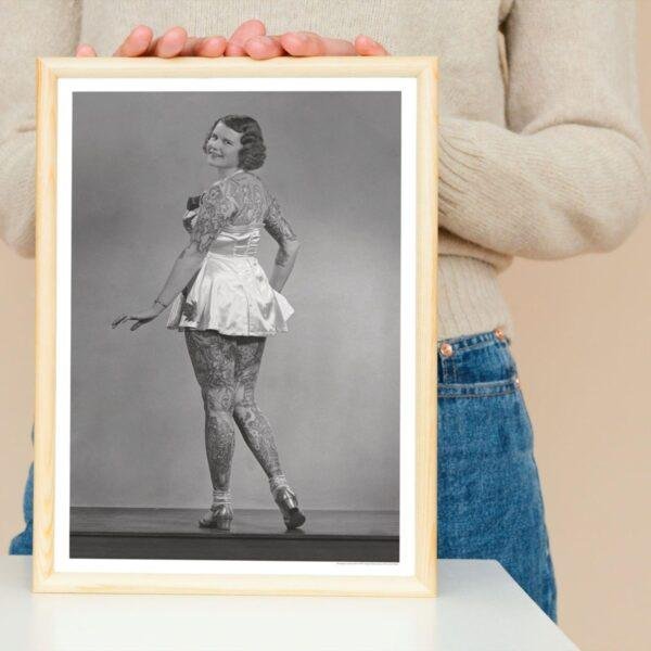 Vintage Tattoo Art – Backpiece Showstopper, Smooth Matte Print
