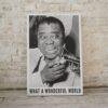 Louis Armstrong  – Jazz Music Poster, World-Telegram & Sun 1953, Gallery Matte