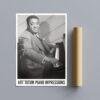 Art Tatum – Jazz Music Poster, Rochester NY 1946, Gallery Matte