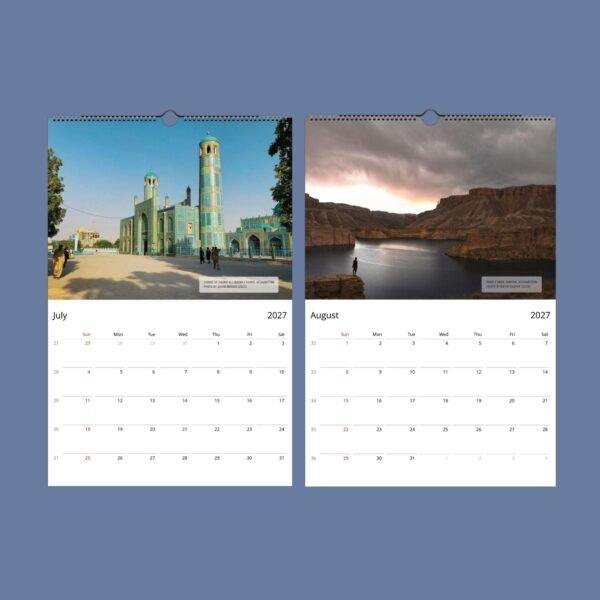 Afghanistan Wall Calendar – Afghan Culture & Traditions, Educator Gift, Semi-Glossy Paper