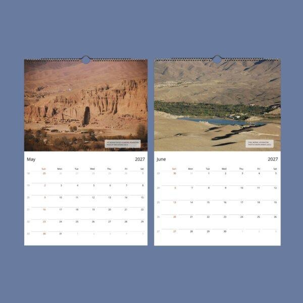 Afghanistan Wall Calendar – Afghan Culture & Traditions, Educator Gift, Semi-Glossy Paper