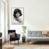 Aretha Franklin - Jazz Music Poster, Billboard 1968, Gallery Matte